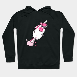 Unicorn with natural propulsion Hoodie